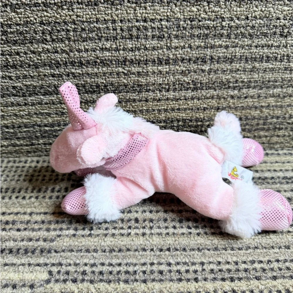 Unipak Plush Animal Trio for Small Pets - Brown, Tan, Pink chipmunk unicorn fox